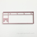 CNC Mincing ny fiodinana aluminium keyboard mekanika